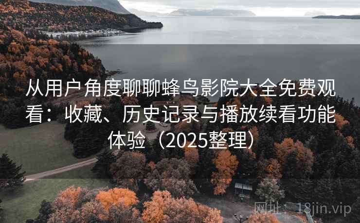 从用户角度聊聊蜂鸟影院大全免费观看：收藏、历史记录与播放续看功能体验（2025整理）