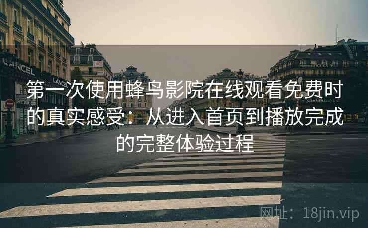 第一次使用蜂鸟影院在线观看免费时的真实感受：从进入首页到播放完成的完整体验过程