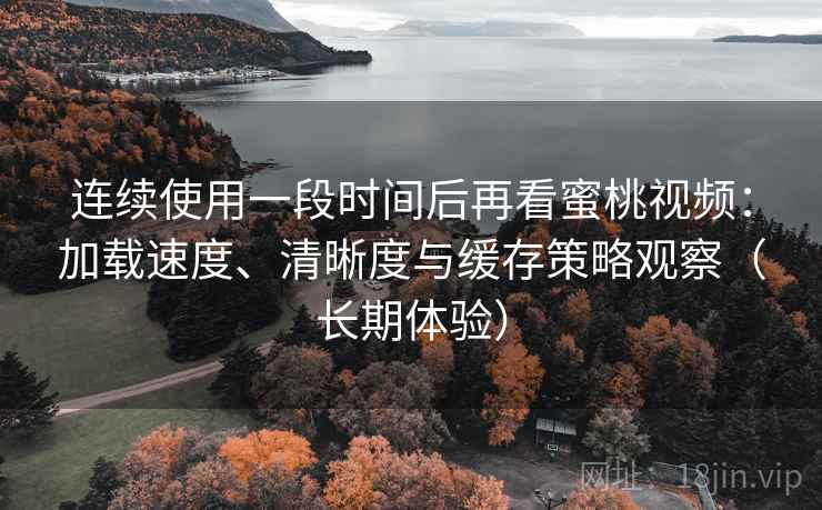 连续使用一段时间后再看蜜桃视频：加载速度、清晰度与缓存策略观察（长期体验）