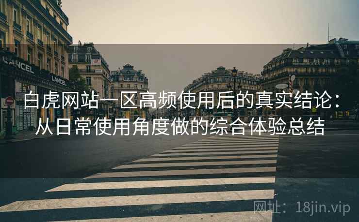 白虎网站一区高频使用后的真实结论：从日常使用角度做的综合体验总结