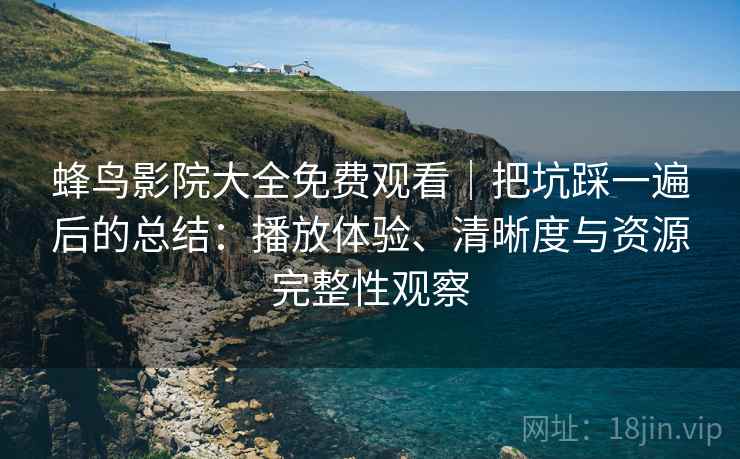 蜂鸟影院大全免费观看｜把坑踩一遍后的总结：播放体验、清晰度与资源完整性观察